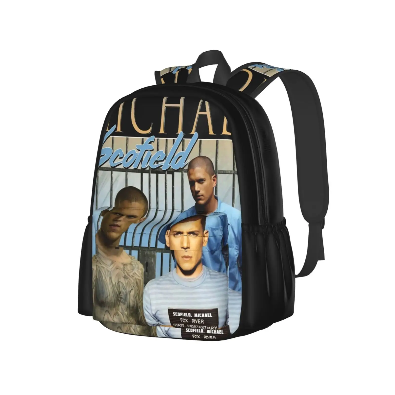 

Michael Scofield Inspired 90S Homage Men's Bag Pouch Bag Woman Canvas Bag Backpack Bag Backpack Makeup Bag Shoe Bag For School