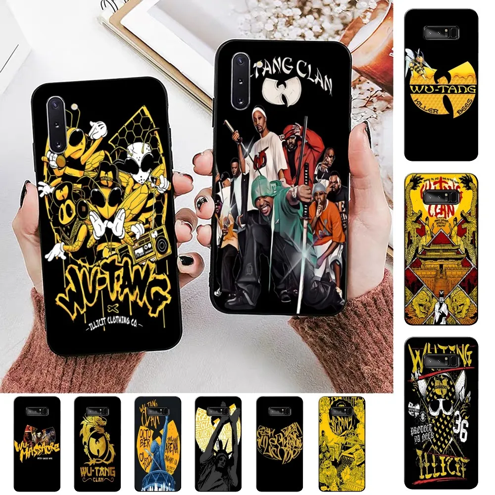 Hip Hop Band W-Wu-Tang Phone Case For Samsung Note 8 9 10 20 Pro Plus Lite M 11 30 21 31 51 A 22 42 02 03