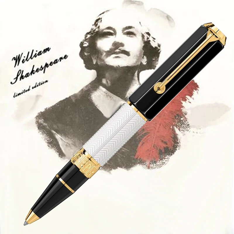 GMS Luxury MB Ballpoint Pen Writer Edition William Shakespeare Top Quality Gift Office Stationery With Serial Number