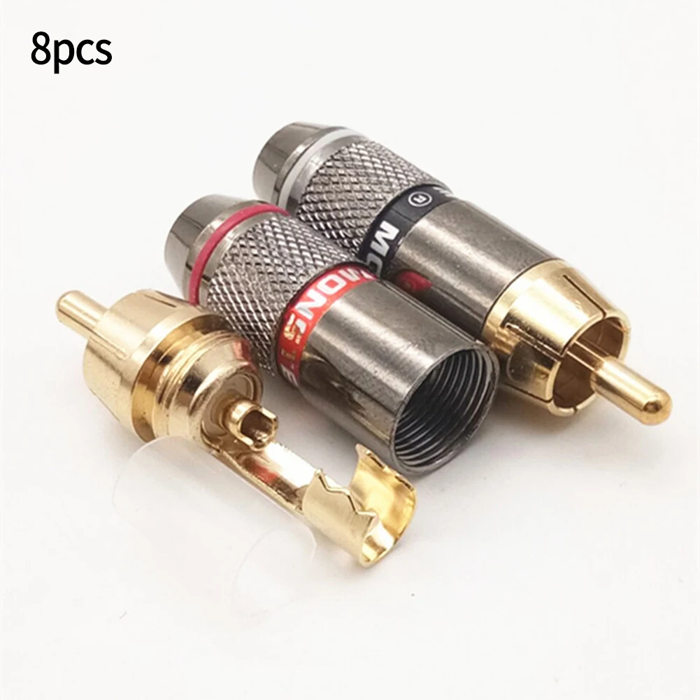 

8 шт., разъём RCA 45x10x10 мм