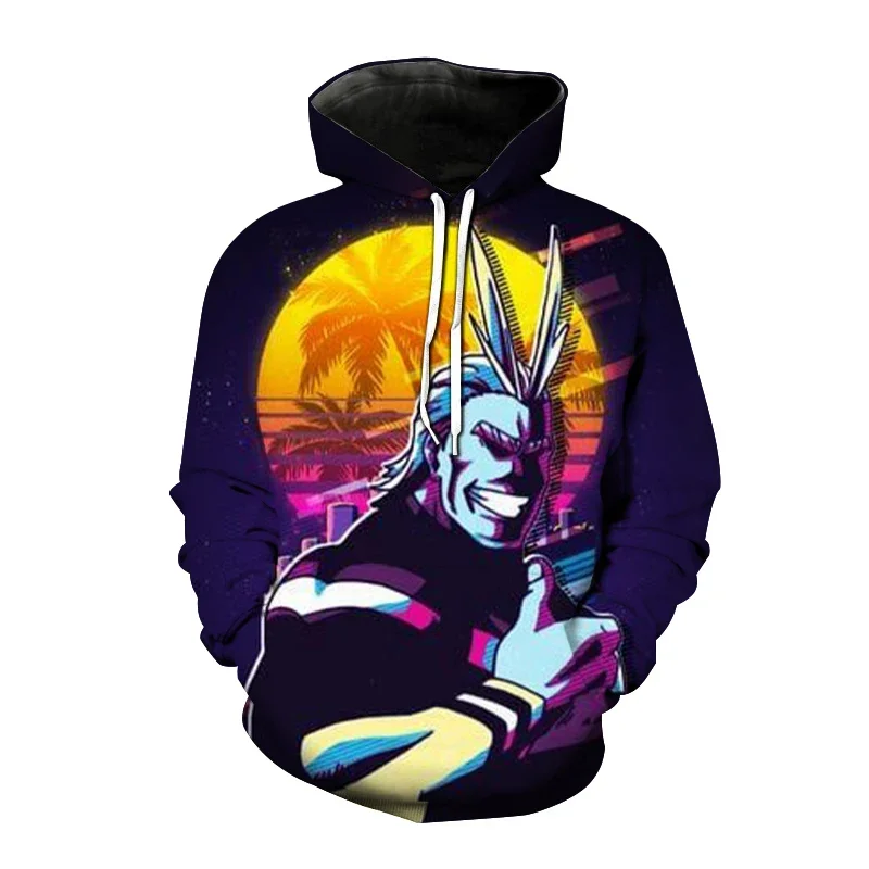 

2023 autumn New men's Anime Demon Slayer Hoodies Graphic Printed Fashion loose Cosplay Sweatshirt Long sleeves Hoodie