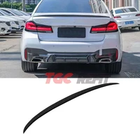 carbon fiber rear spoiler wing for bmw 5 series g30 g38 m5 style trunk spoiler high kick spoiler car accessories rear wing