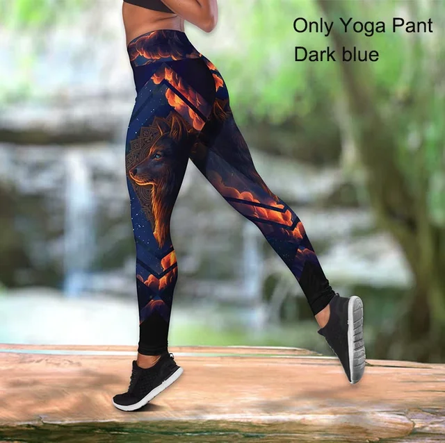 Hip Tight Women's Slim Wolf Yoga Pants 
