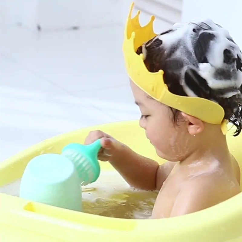 Adjustable Baby Shower Cap Waterproof 