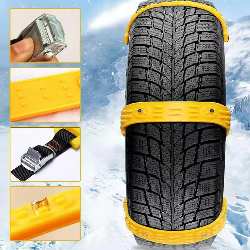 Цепи для шин Нескользящие цепи из ТПУ грузовиков минивэнов внедорожников