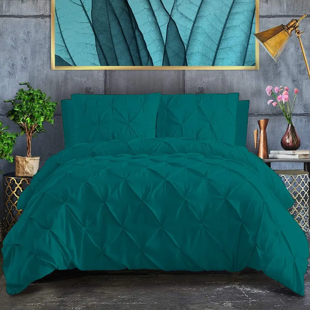 

Комплект постельного белья в американском стиле, роскошная летняя мягкая плиссированная наволочка с цветочным принтом, роскошный пододеял...