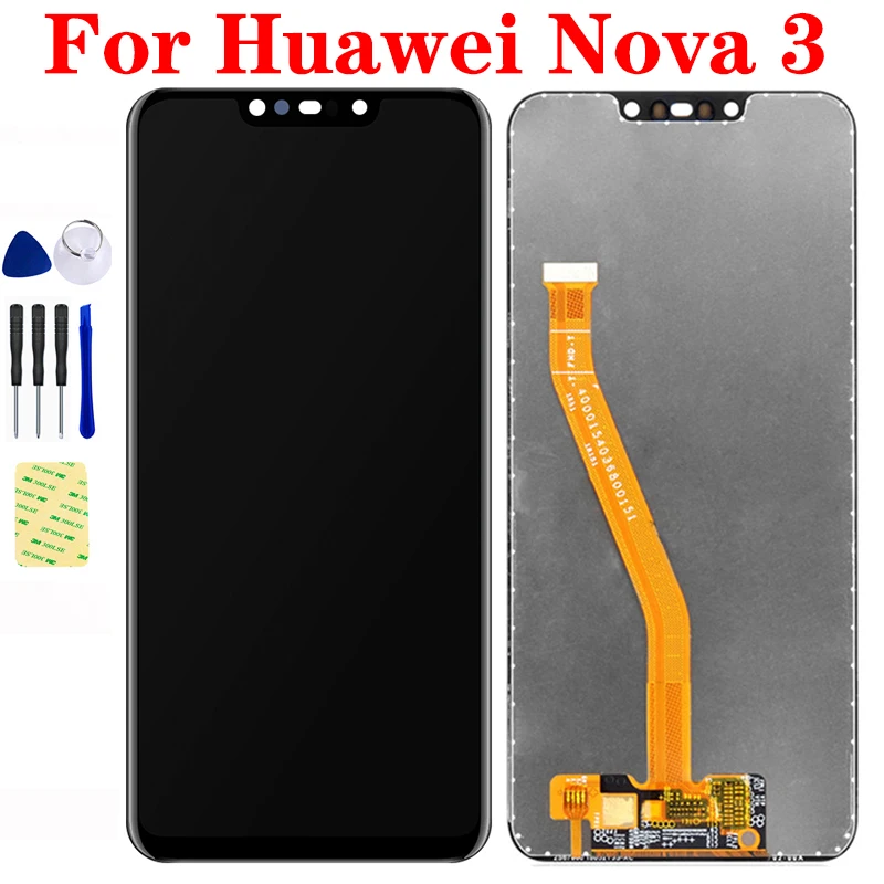 Для Huawei Nova 3 ЖК-дисплей модуль матрица PAR-LX1 PAR-AL00 LCD сенсорный экран дигитайзер