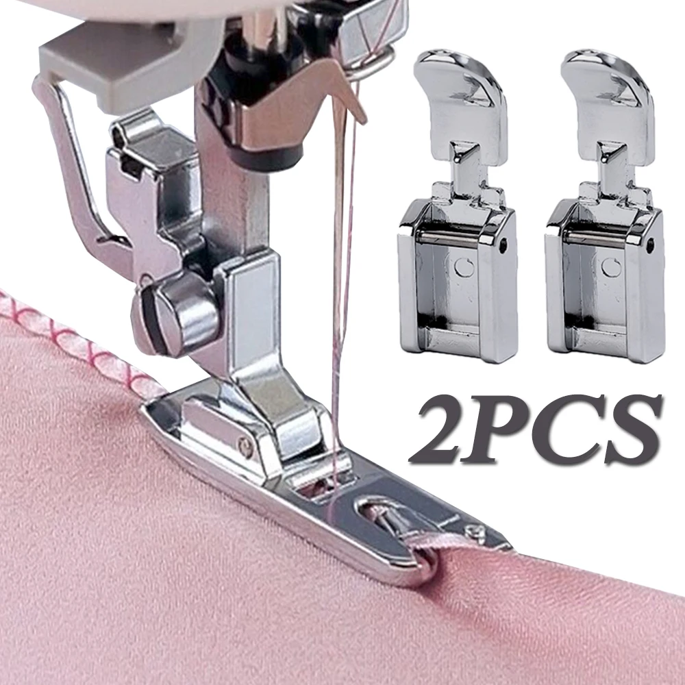 

2Pcs/set Leather Presser Foot Mental Industrial Sewing Machine Tool Home Sewing Leather Coated Fabric Patchwork Presser Foot Set