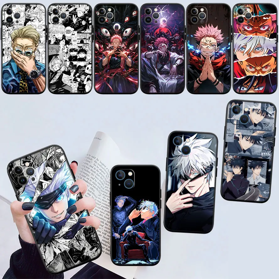 Фото Чехол для телефона TR66 Jujutsus Gojo Anime для Motorola Edge 60 60s 70 G86 G56 G54 E14 G04S G45 G54 G64 S30 S50 X30 X40 X50 Pro Power №1