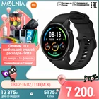 Xiaomi Фитнес-часы Mi Watch Black Bluetooth smart watch GPS Смарт-часы мониторинг сердечного ритма MOLNIA