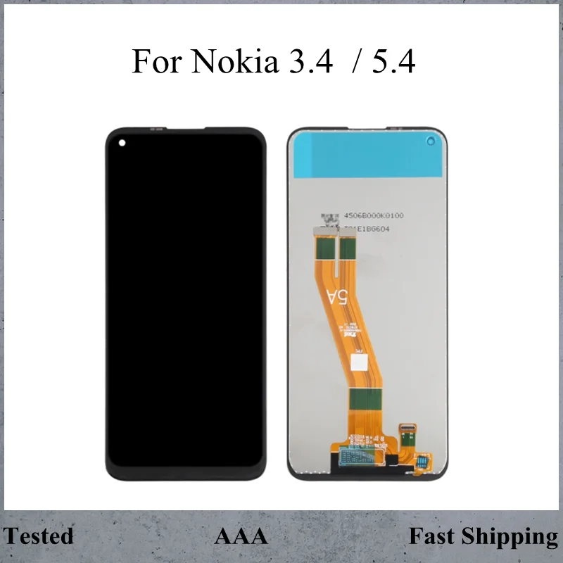 Enlarge Original Screen For Nokia 5.4 LCD Display Touch Digitizer TA-1333/1340/1337 For Nokia 3.4 TA-1288/1285/1283 LCD Replacement