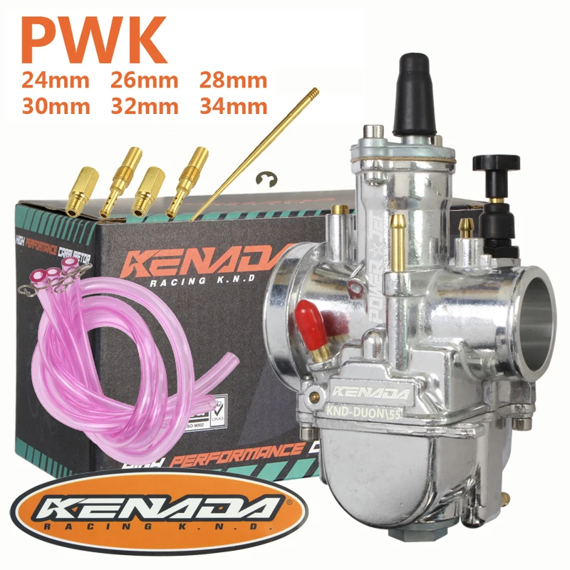 Фото Карбюратор Kenada Racing PWK21-34mm с Power Jet для 50-350cc 2/4T NSR Cr ATV, квадроциклов, картов, мотоциклов, скутеров, эндуро, мотокросса №1