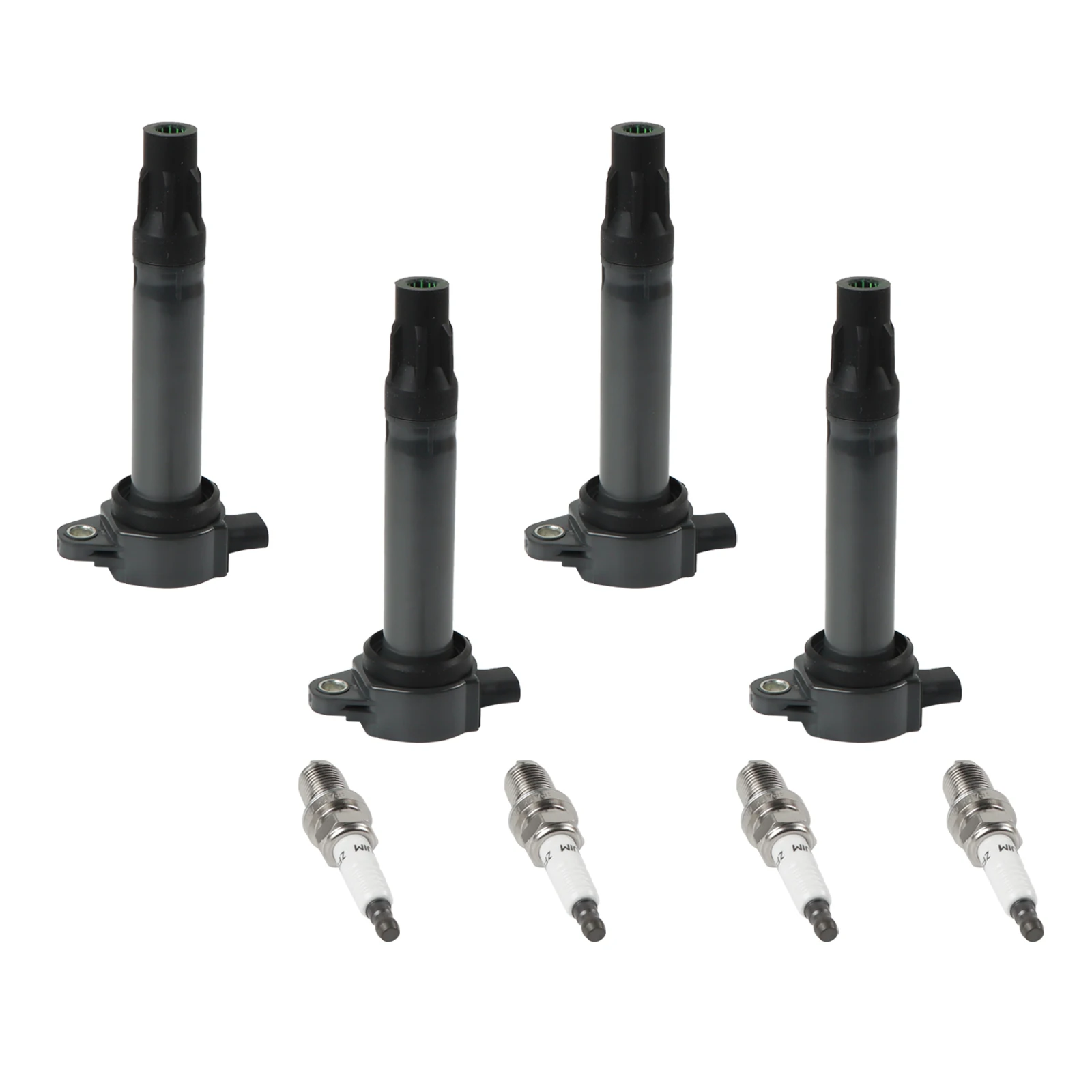 

4pcs Ignition Coils +4pcs Iridium Spark Plugs for Dodge Journey & Jeep Compass 2L 2.4L UF557