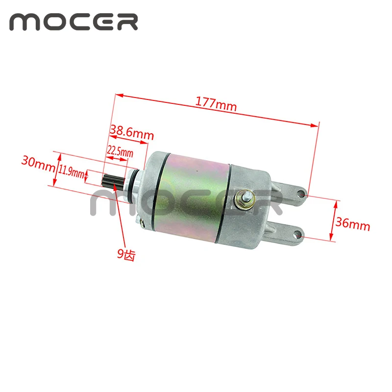 9-зубчатый стартер из сплава алюминиевый двигатель для мотоцикла Linhai FeiShen 250cc-300cc с