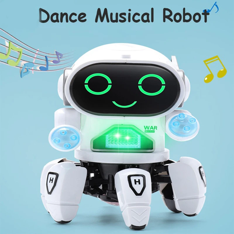 Фото Умный танцующий робот, игрушка для детей, электронные питомцы, робот-осьминог, подарок на день рождения для детей, игрушки, электрические зв... №2