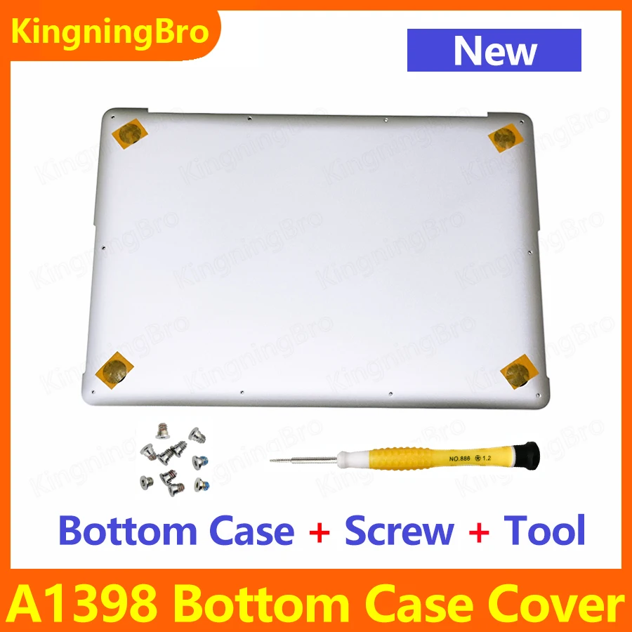 Новый нижний корпус ноутбука с винтовой отверткой для MacBook Pro Retina 15 дюймов A1398