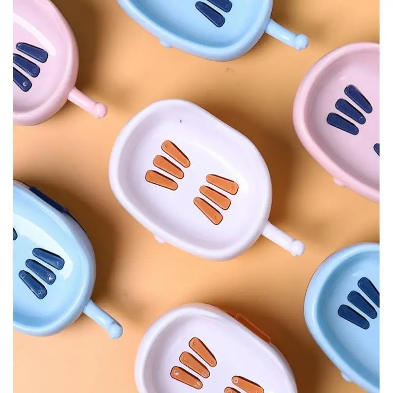 Нескользящий поднос для мыла в ванную комнату ящик виде кошки на удачу настенная