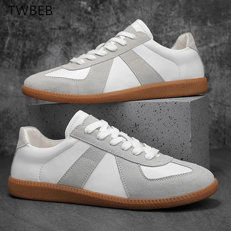 

Men Casual Shoes Light Suede Leather Sneakers Classical Running Shoes Men Comfort Outdoor Breathable Flats Jogging Sport Shoes