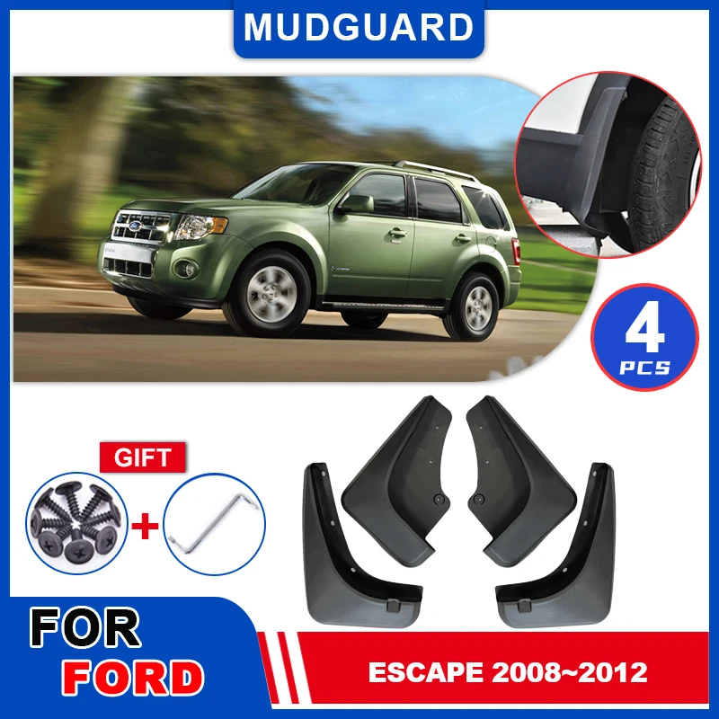 Mudguards For Ford Escape 2008~2012 2009 2010 2011 Mudflaps Fender Flap Splash Styline Guards Cover Car Wheel Accessories