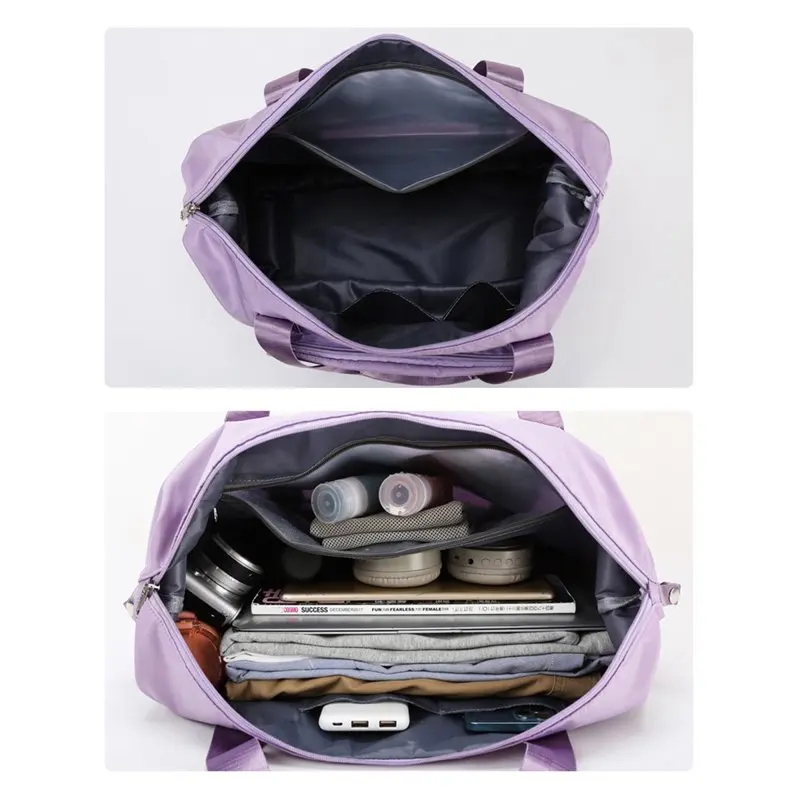 36x20cm Travel Bags Collapsible Waterproof Sports Duffle Bag Multipurpose Gym Bag Women Carry Luggage Tote Bag Week