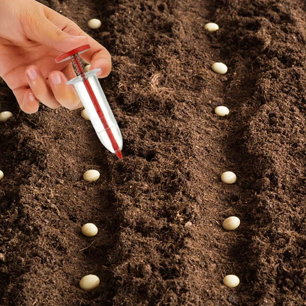 

Plant Seed Sower Syringe Seeder Garden Seeding Dispenser Manual Adjustable Flower Grass Gardening Sowing Tools Supplies