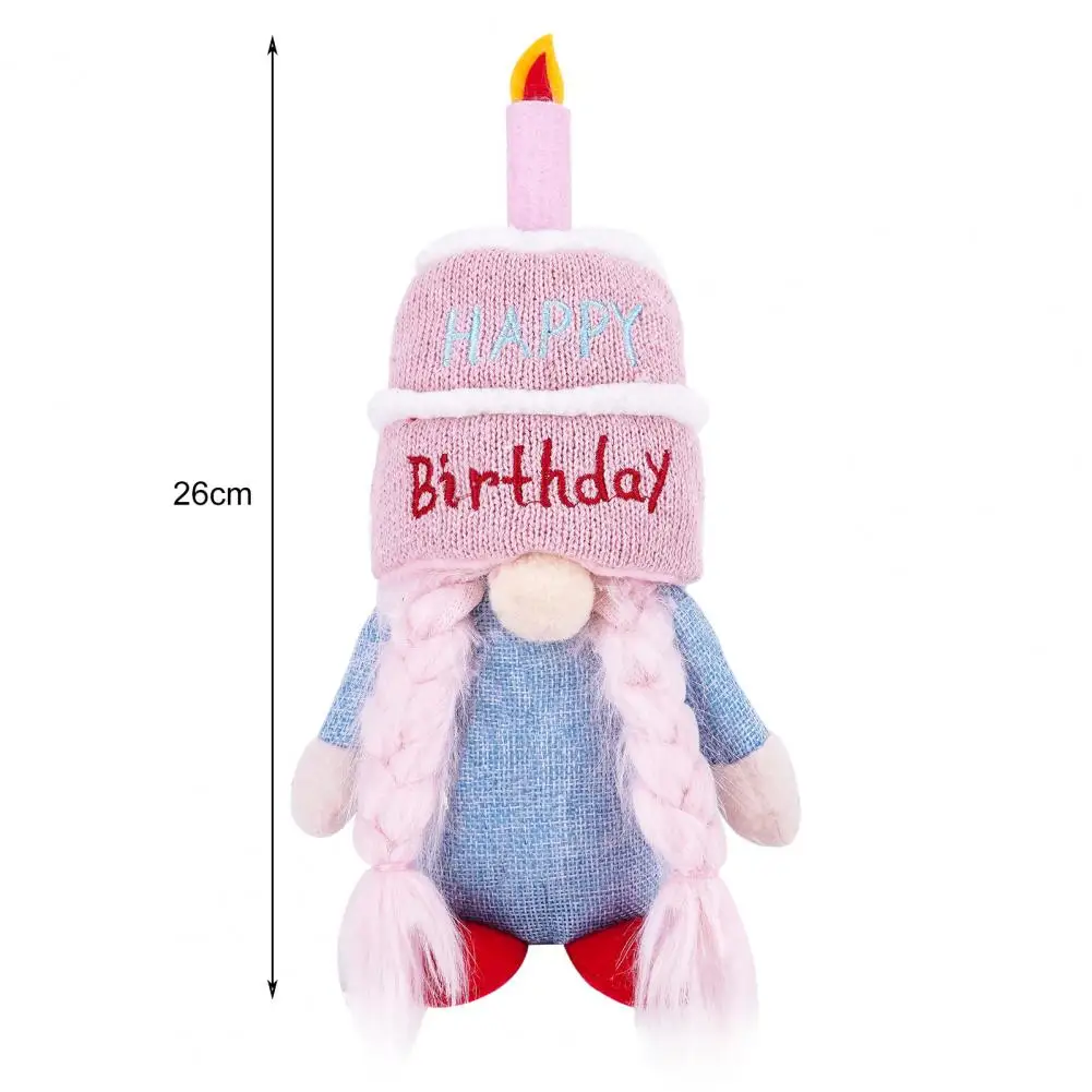 Беслицевая кукла украшение красочные очаровательные гномы на день рождения