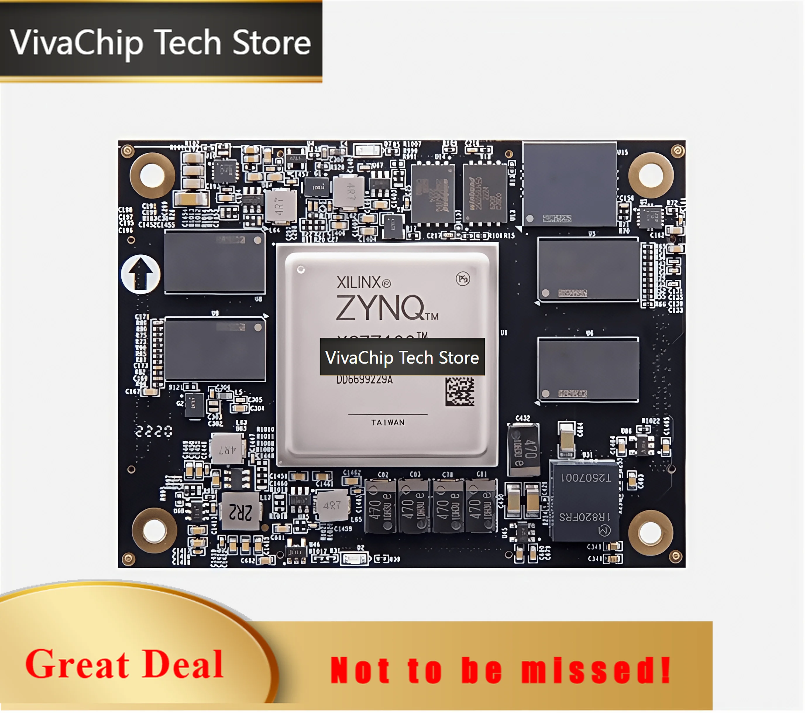 Фото Плата VivaChip TechXilinx ZYNQ7000 ARM SOM FPGA Core Board XC7Z100 AC7Z100C №1