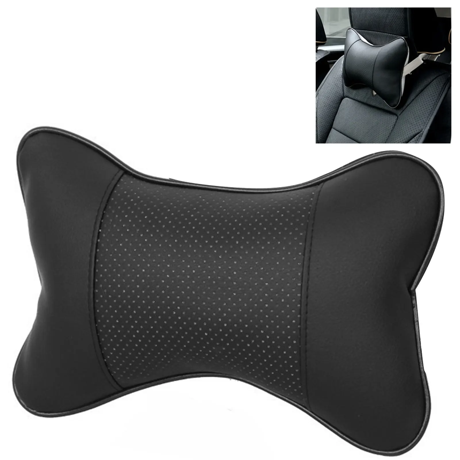 Car Seats Neck Pillow Breathable Auto Head Neck Rest Cushion Relax Neck Support Cervical Headrest Comfortable Soft Car Pillow