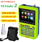 Портативный фотометр V8 Finder2, GTmedia DVB S2XS2S, антенна спектра, петля поиска, 3,5 дюймов HD LCD V8 Finder 2