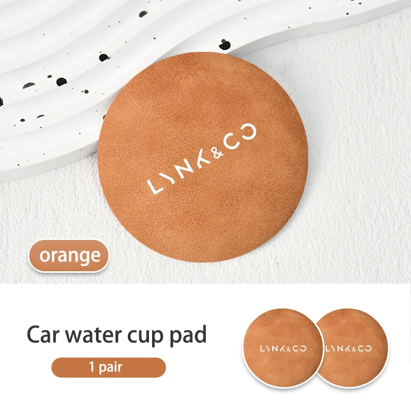 

2 шт., замшевые подставки для бутылок LYNK & CO 01 02 03 + 05 06 09 PHEV 09 MHEV