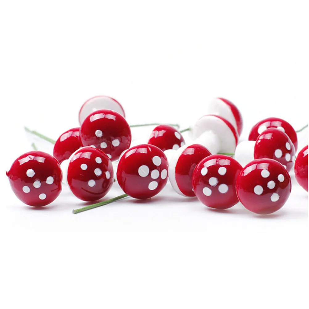 

20pcs Mushroom Miniature Mushrooms Ornaments Landscape Garden Bonsai Mushroom Flower Pots Decor Pot Adorn