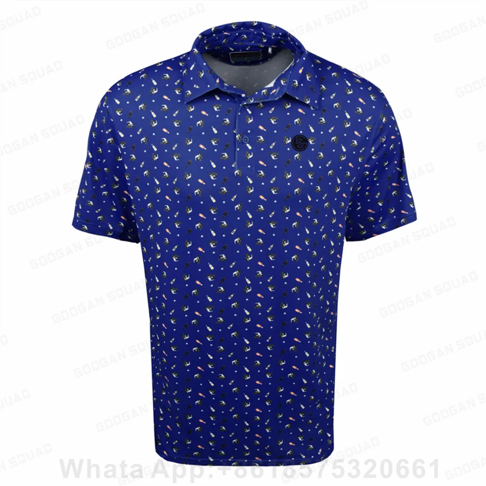 New 2023 Men Golf Outdoor Sports Polo Shirt Plus Size Short Sleeve Polo T-Shirt Fishing F1 Racing Clothing Quick Dry Casual Tops