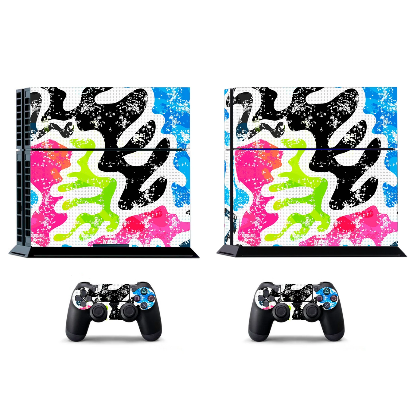 Виниловая наклейка на кожу для контроллеров Sony PS4 PlayStation 4 и 2