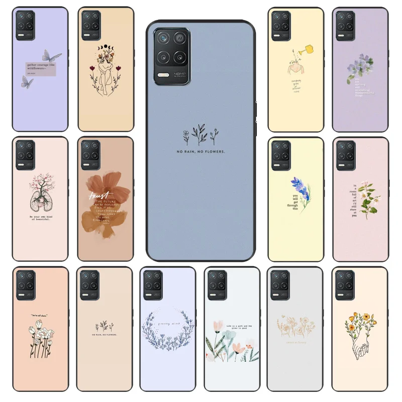

Art Aesthetic Flower Word Quotes Phone Case for OPPO Realme 8 7 6 6Pro 7Pro 8Pro 6i 5i C3 C21 C21Y C11 C15 C20 C25 X3 SuperZoom