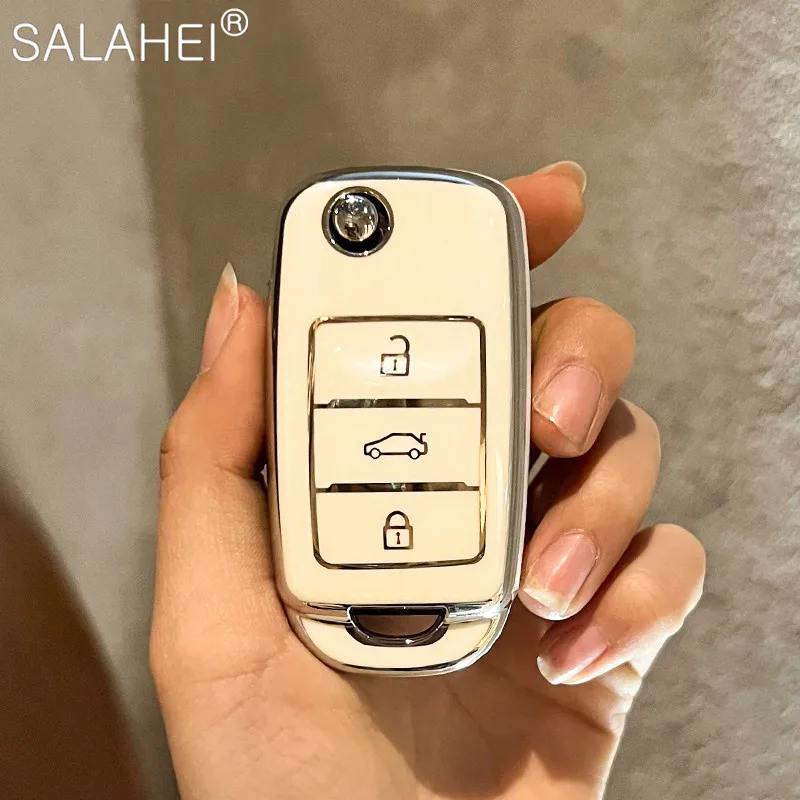 

New TPU Car Remote Key Case Cover Auto Key Protect Holder Shell For Changan CS15 CS35 CS75 CS95 V3 V5 V7 EADO RAETON Plus Coupe