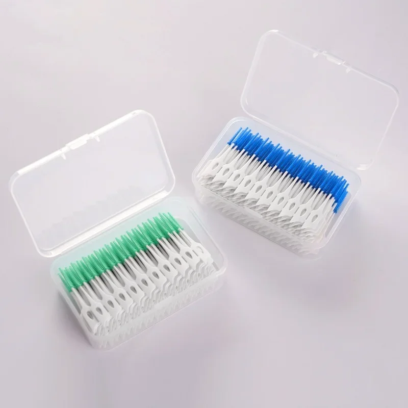 

160Pcs/set Silicone Interdental Brushes Super Soft Dental Cleaning Brush Teeth Care Dental floss Toothpicks Oral Tools