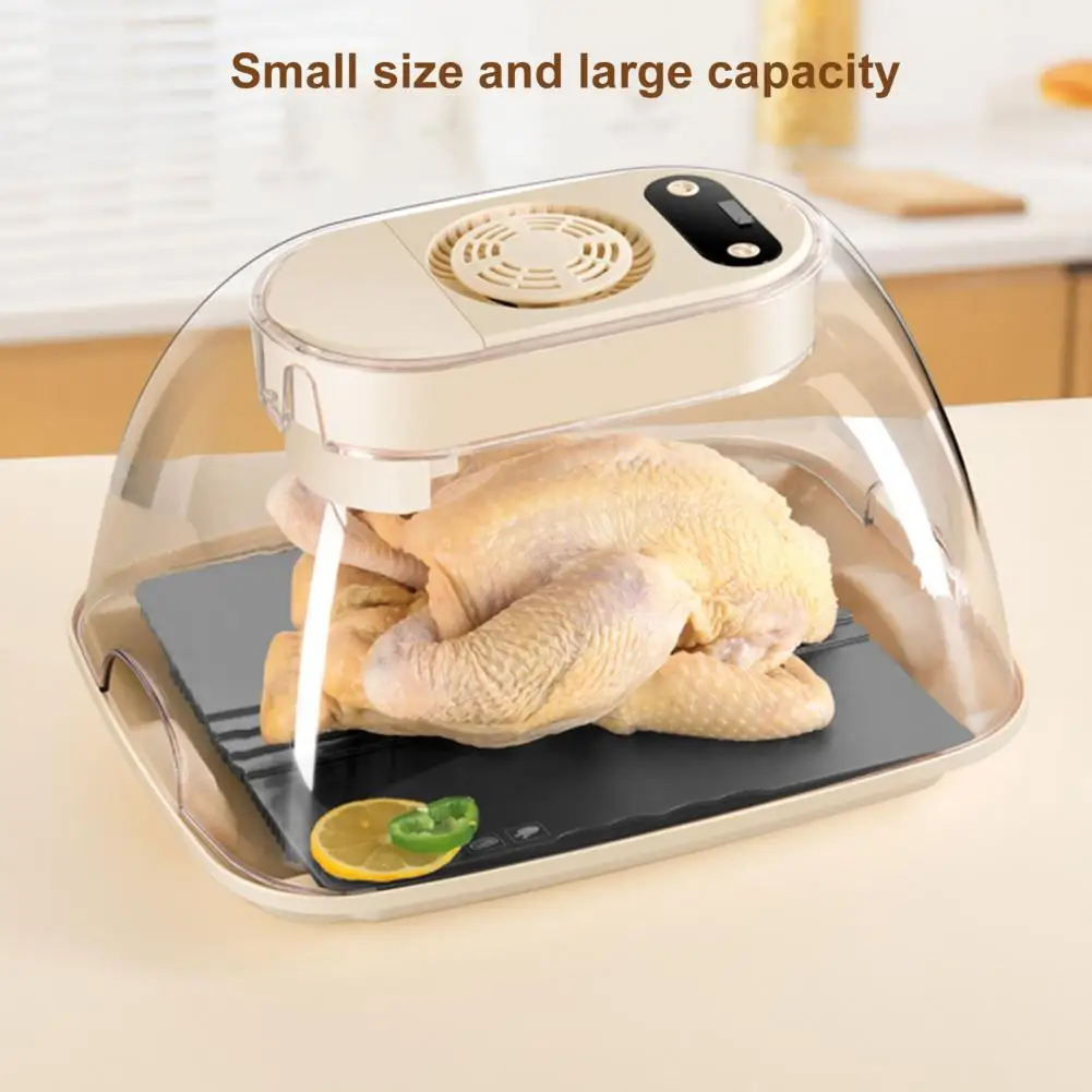 

Thawing Tray Portable Large Capacity 360 Degree Defrost 2000 mAh Circulating Heat Dissipation Food Aluminum Kitchen Accessories