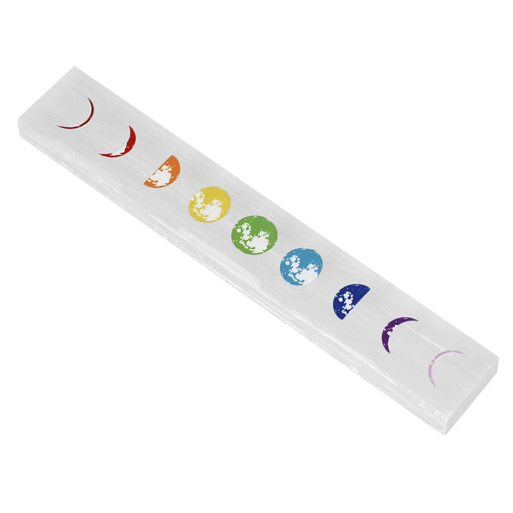 1 шт. натуральные чипсы селенита колонна необработанных минералов кристаллы