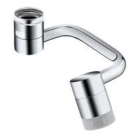 swivel sink chrome faucet aerator 1080 degree rotatable sink adapter sprayer easy to wash dishes wash vegetables and wash fruits