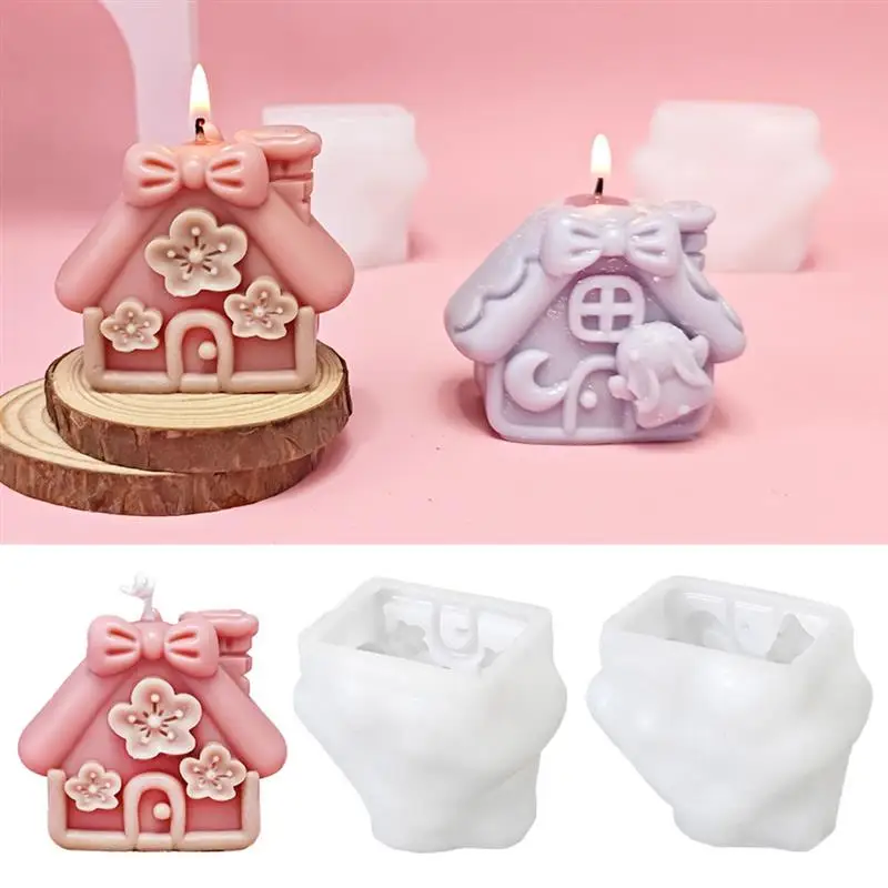 Силиконовая форма в виде свечи для домашнего декора