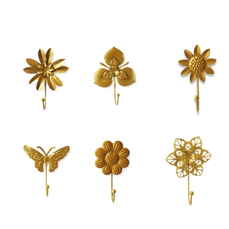 Rack Wall Mount Metal Hook For Hanging Small Thing Jewelry Heavy Duty
