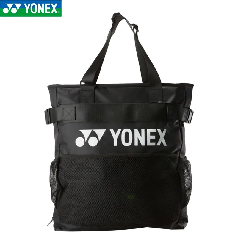 YONEX Portable 2 Pcs Badminton Bag BA222 Carry Shoulder Bag Men Women Racquet Sport Tote Bag Tennis Racket Bag with Mesh Pocket