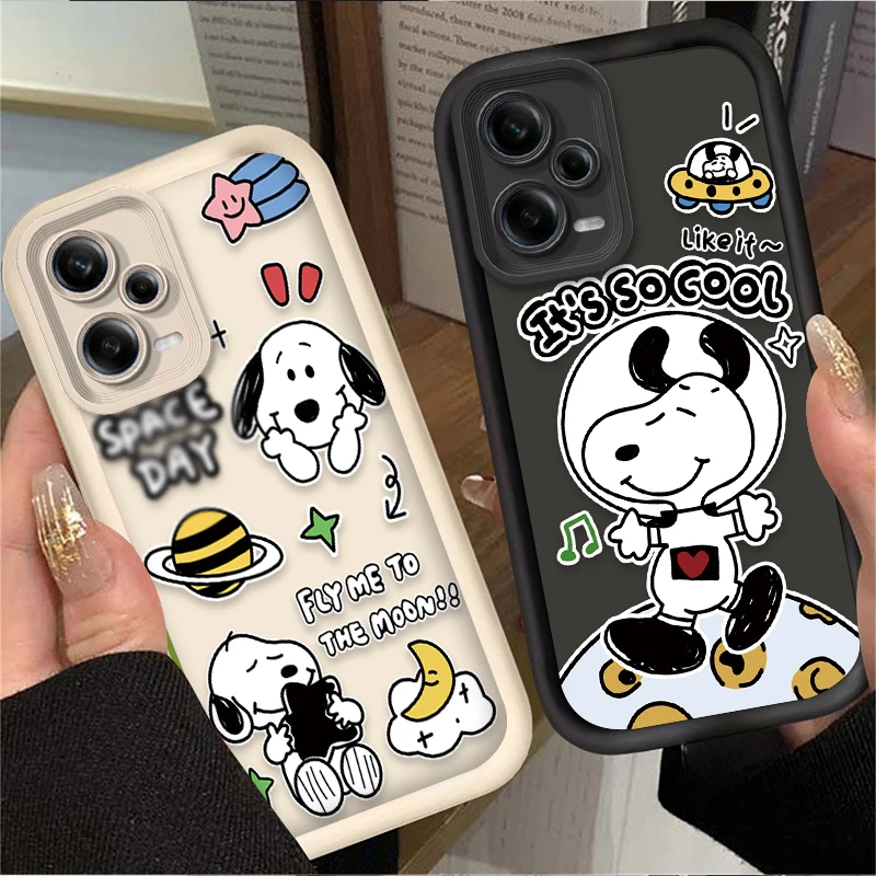 Силиконовый противоударный чехол S-Snoopys для Xiaomi Redmi Note 13 12 11 Pro Plus 4G 5G 12S 11S 10S 10 9 9S 8 12C