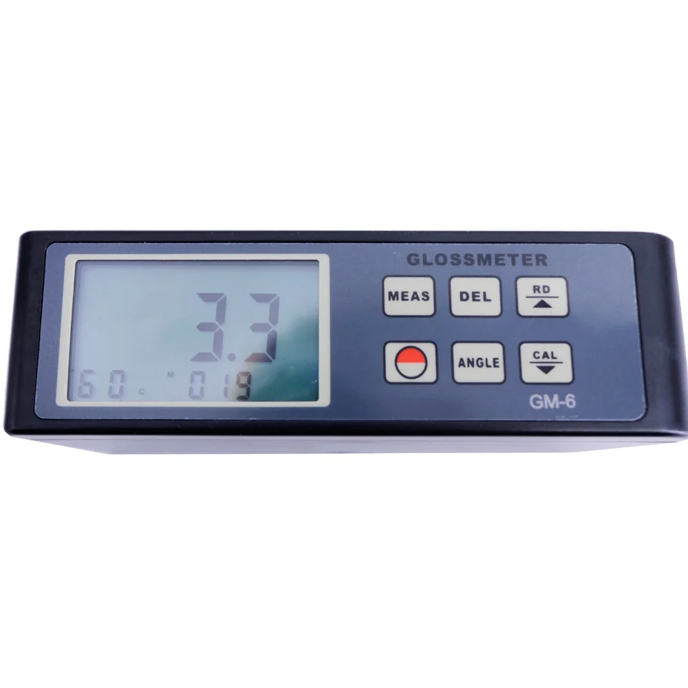 

GM-6 Digital Gloss Meter Glossmeter Range 0.1~200 Gloss Units