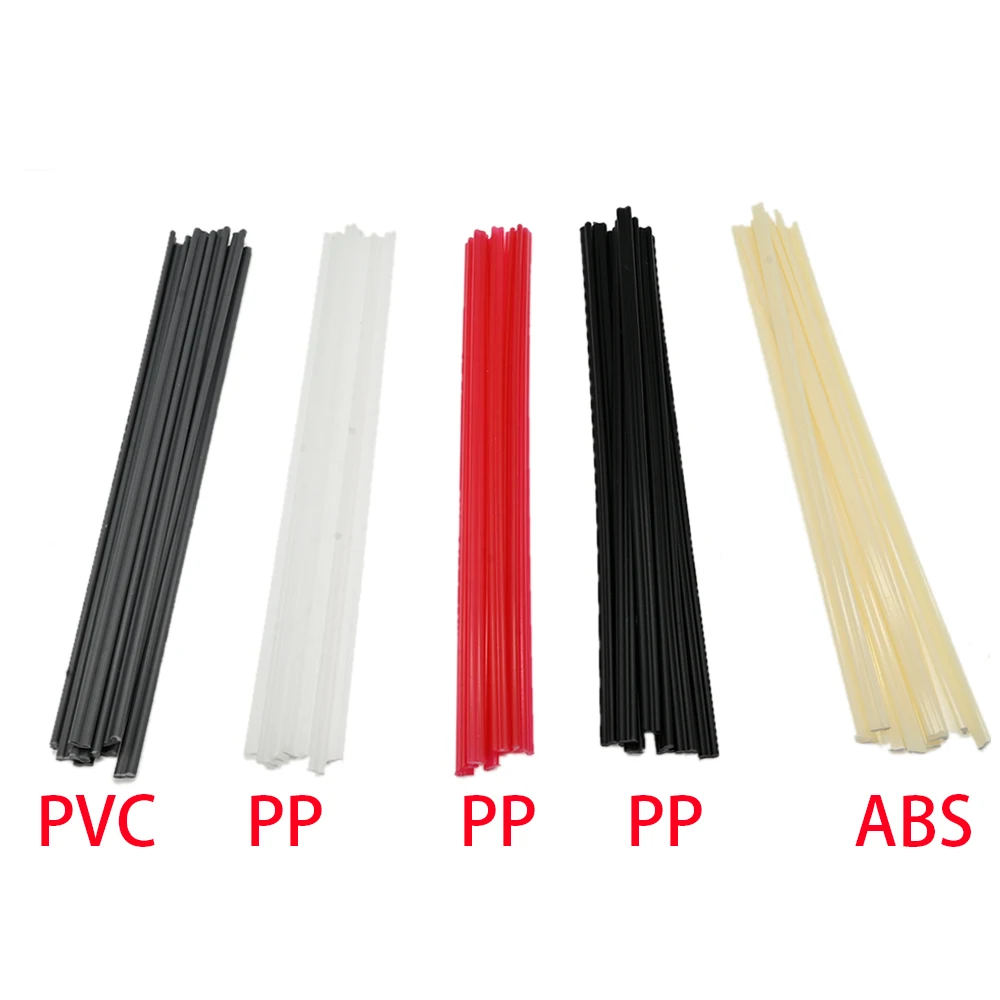 50 шт./лот пластиковые сварочные прутки 200 мм в длину ABS/PP/PVC 5x2 для пластикового