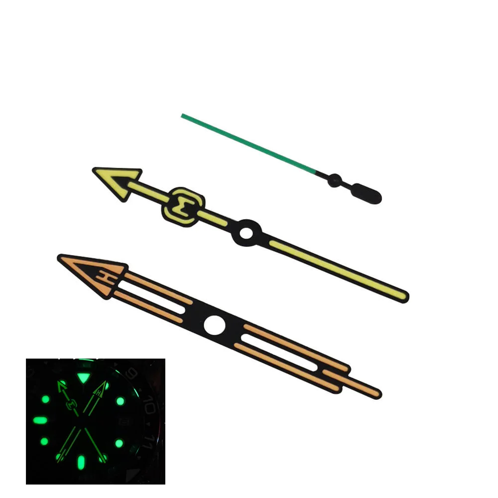 

Mod Watch Accessories Pointer Watch Hand Green Luminous Three-pin Suitable For NH35 NH36 4R 7S Movement
