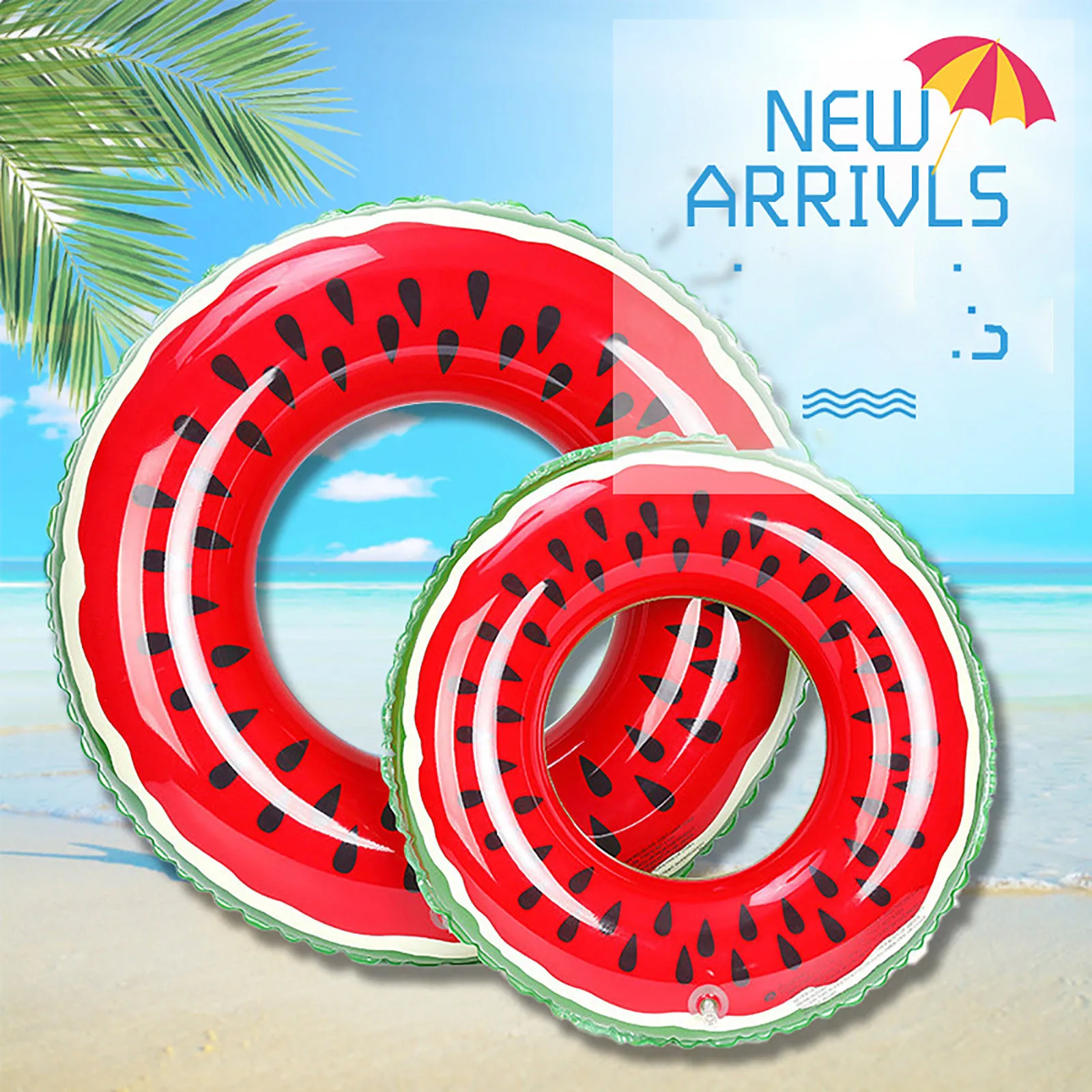 

Надувной матрас с рисунком арбуза, 60-120 см