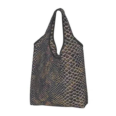 Складная сумка для покупок, складная сумка-тоут с абстрактной поверхностью, Удобная дорожная сумка для продуктов