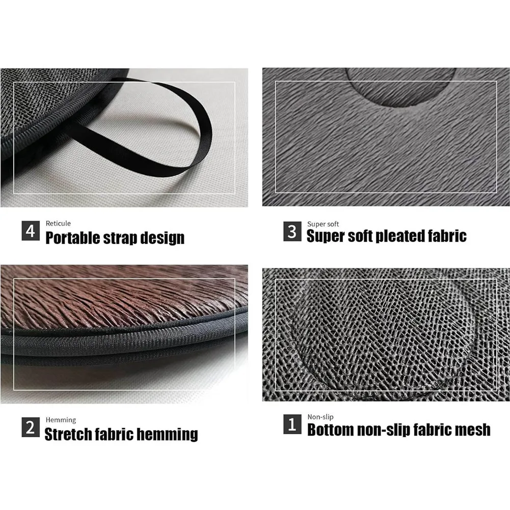 2 шт. 360 ° Вращающаяся подушка сиденья для автомобиля 15 7 дюйма вращающееся сиденье