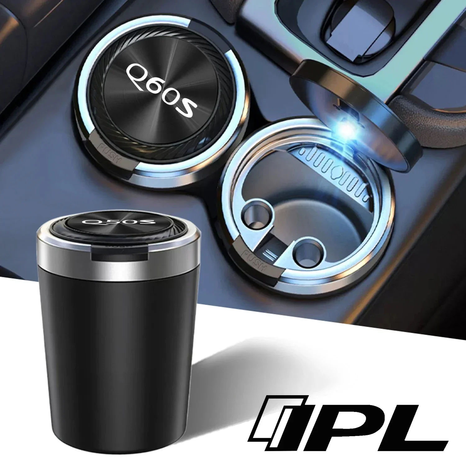 Автомобильная пепельница cenicero с текстурой автомобильных аксессуаров для линии